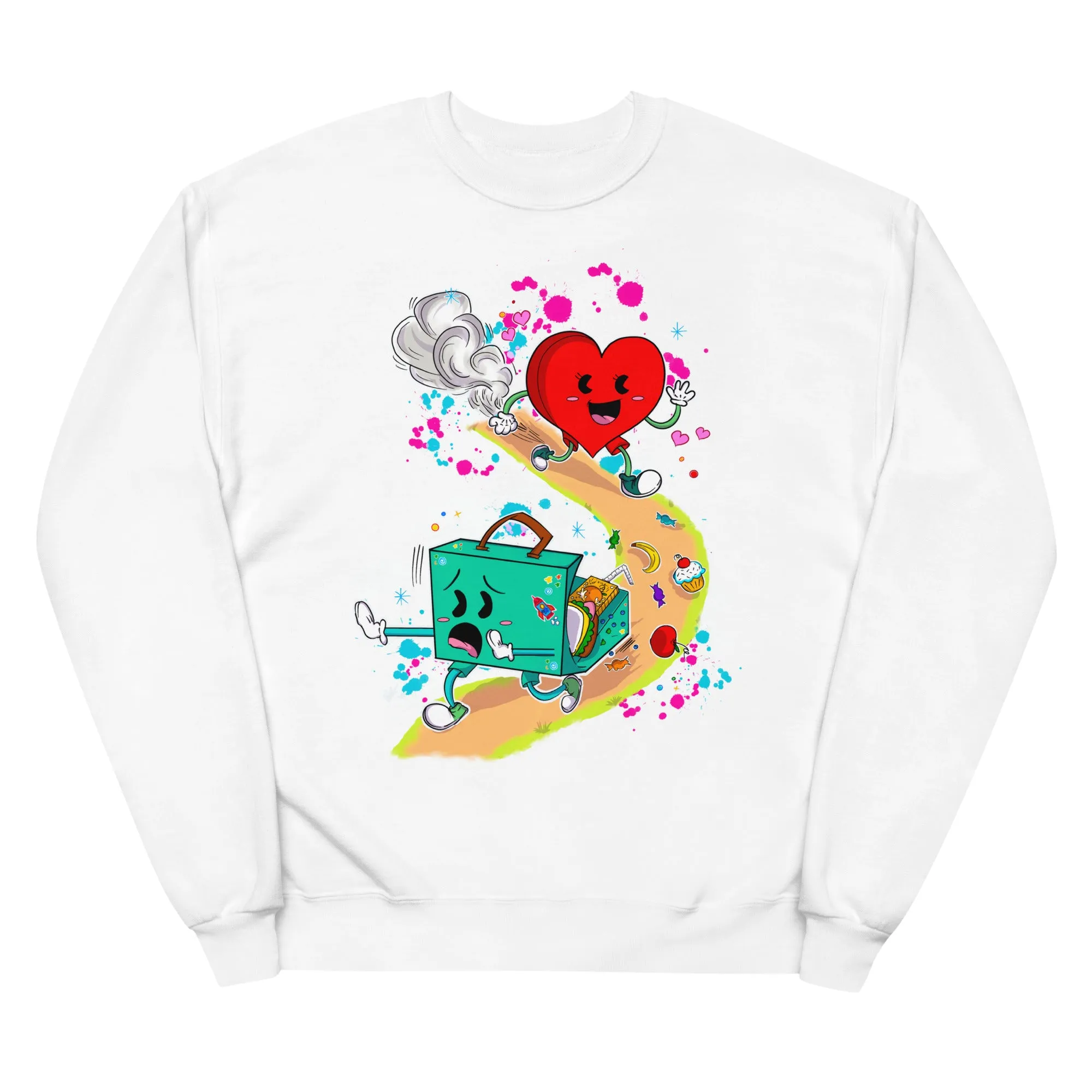 "The Heart Knows what it Wants" Fleece Sweatshirt