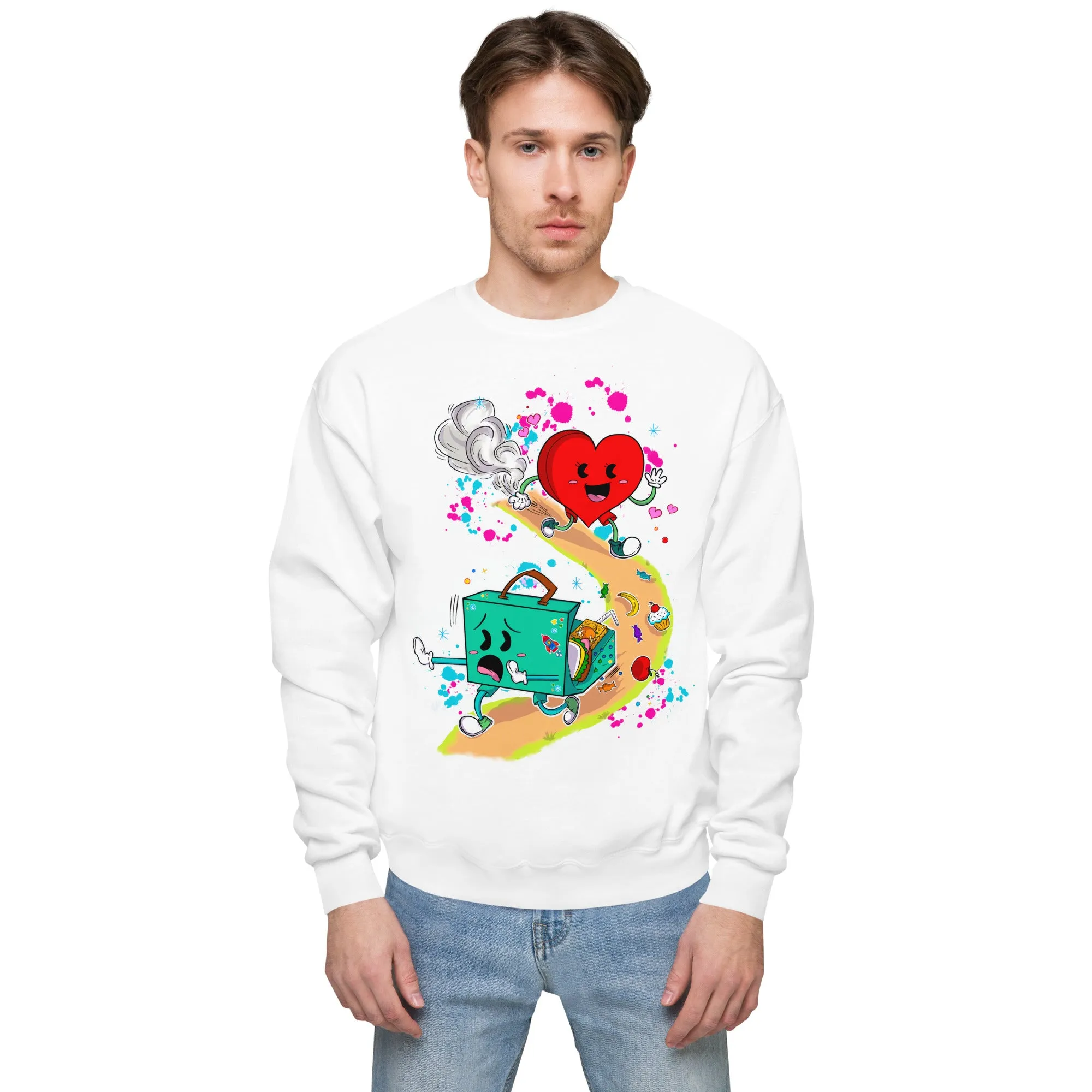 "The Heart Knows what it Wants" Fleece Sweatshirt
