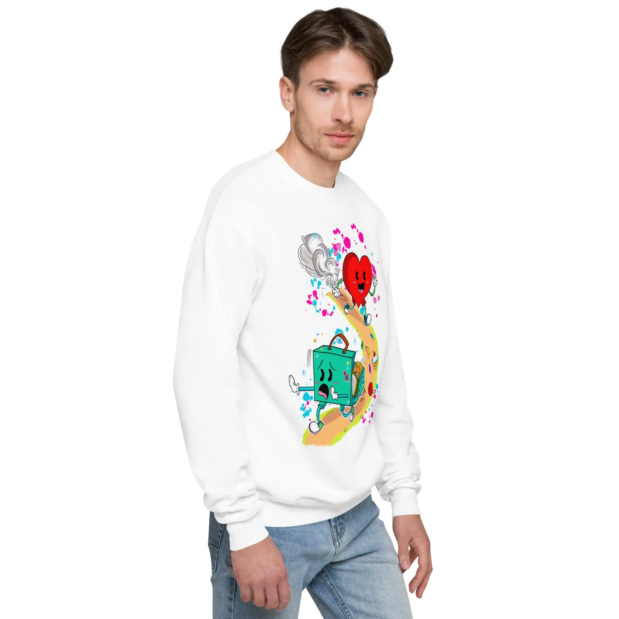 "The Heart Knows what it Wants" Fleece Sweatshirt
