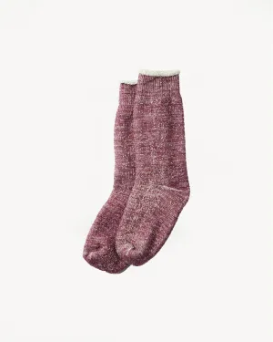 R1001 - Double Face Crew Socks Merino Wool OG - Grape