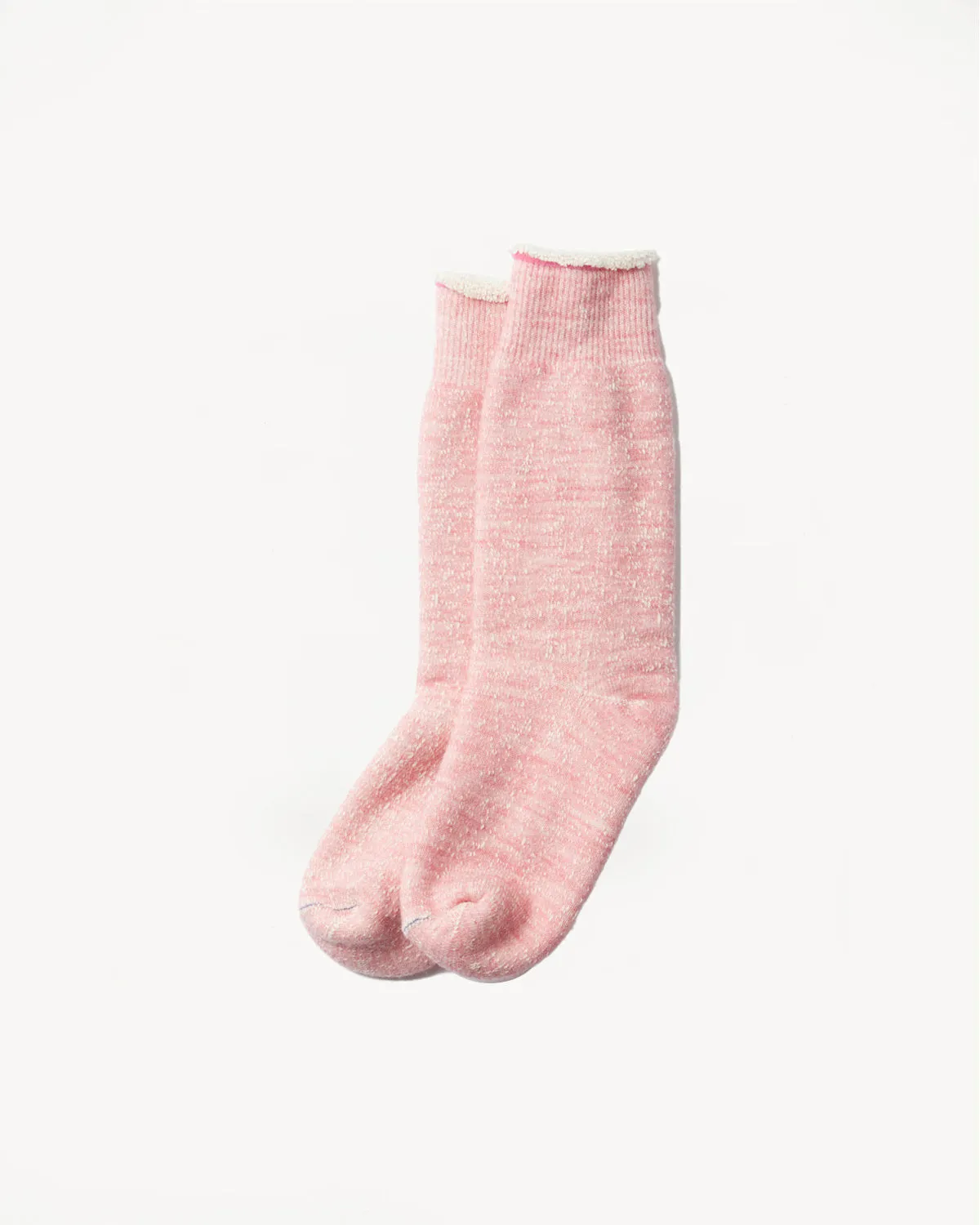 R1001 - Double Face Crew Socks Merino Wool OG - Light Pink