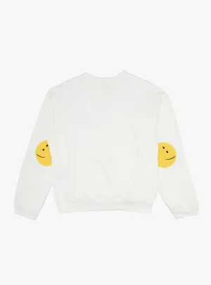 Rainbowy Profile Sweatshirt White