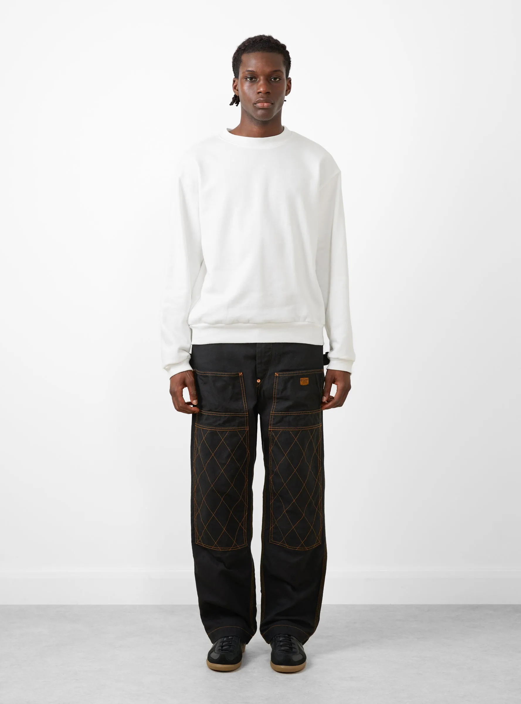 Rainbowy Profile Sweatshirt White