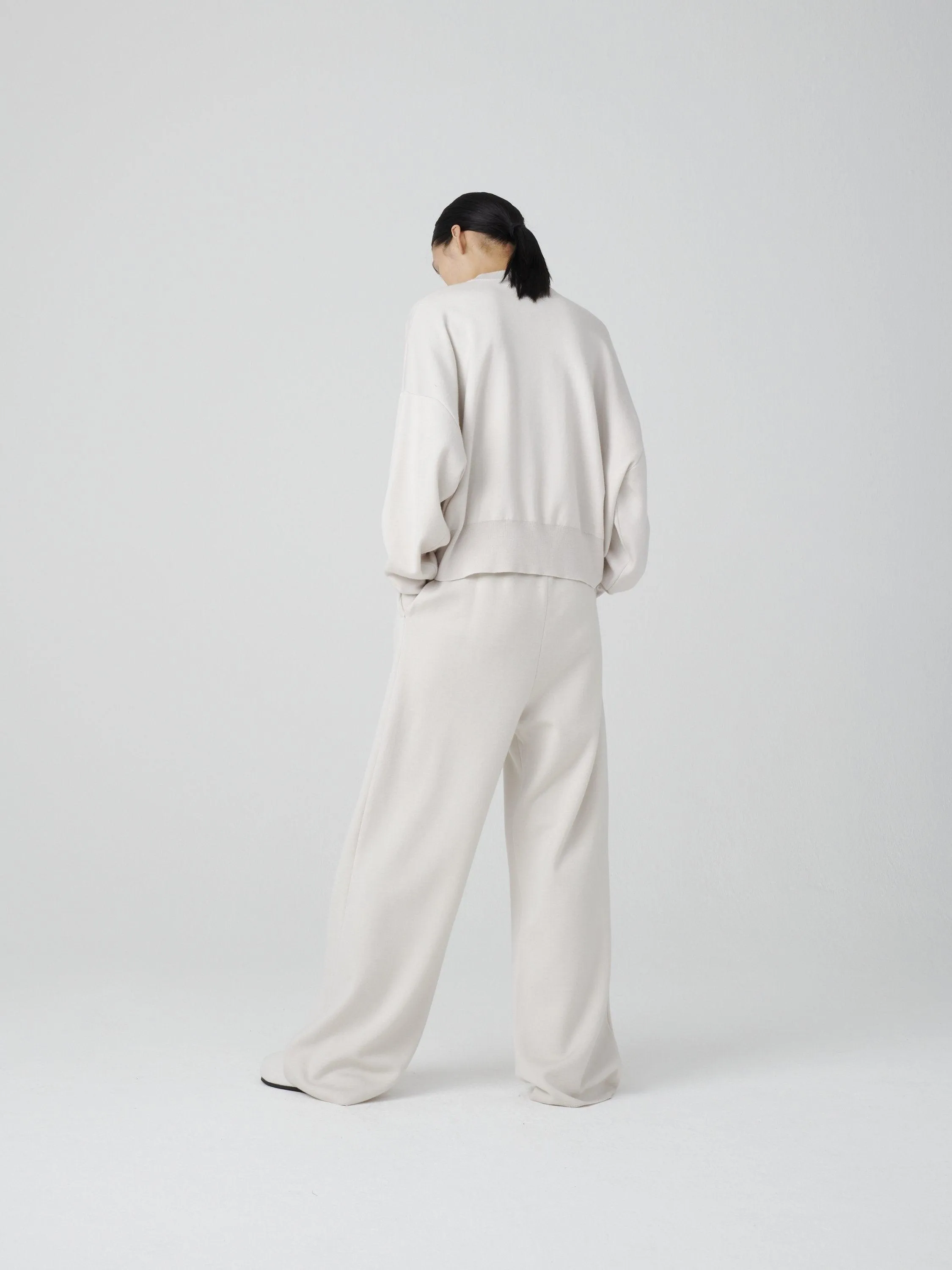 Rainer Double Faced Merino Knit - Dove
