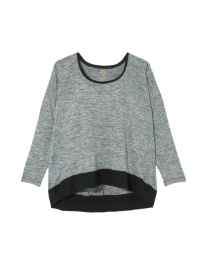 Ranunculus Long Sleeve Tee | Charcoal Grey