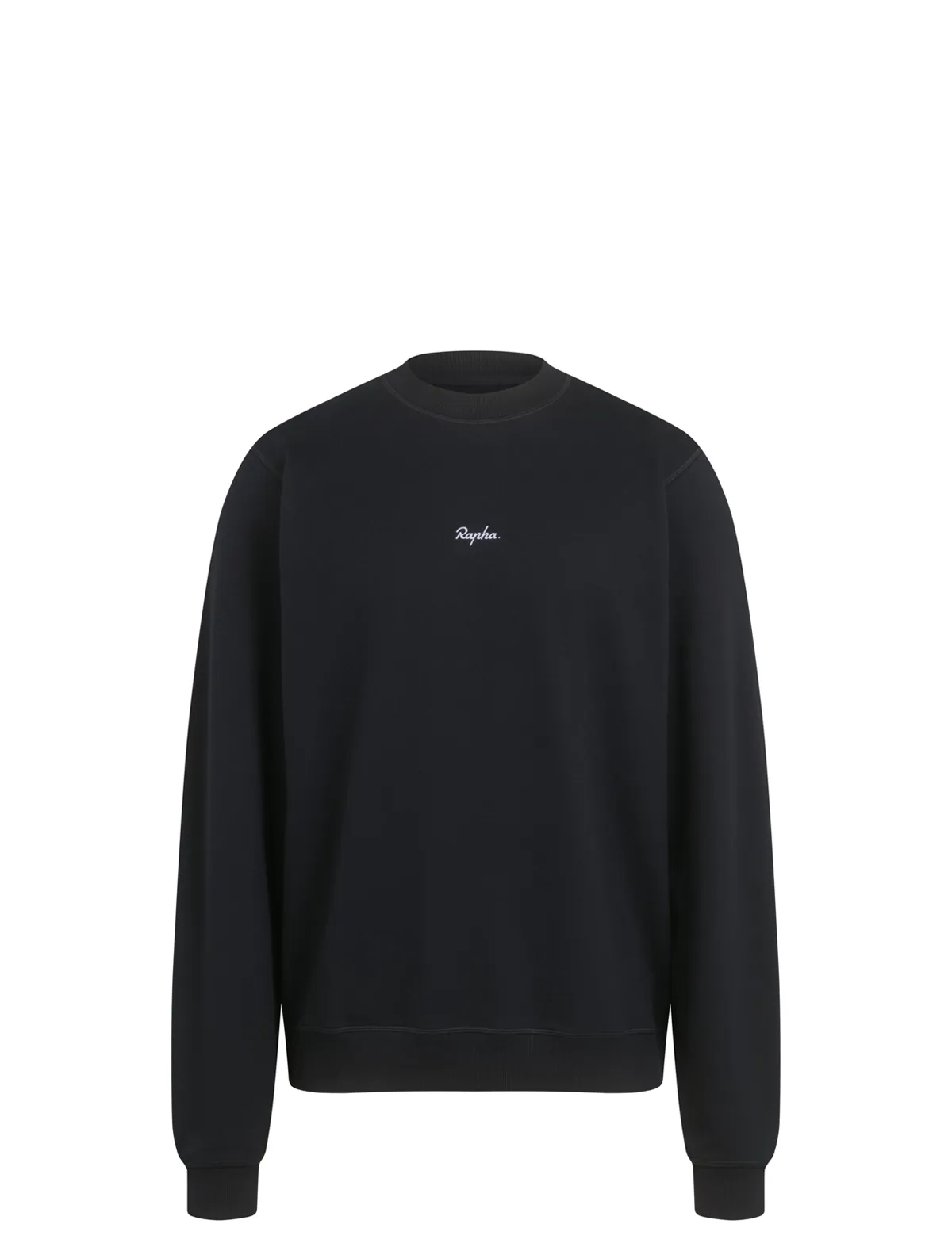 Rapha Mens Cotton Sweatshirt Black/Grey