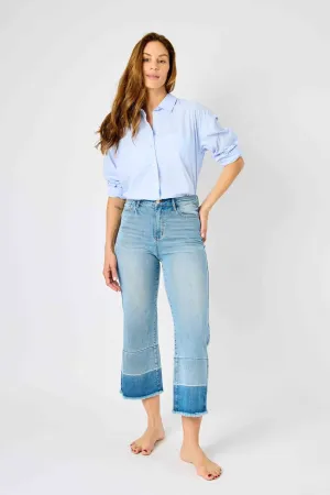 Release Hem Wide Crop by Judy Blue
