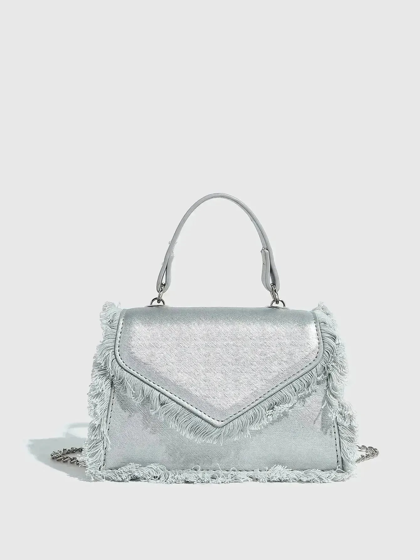 Retro Tassel Bag Denim Mini Crossbody denim bag