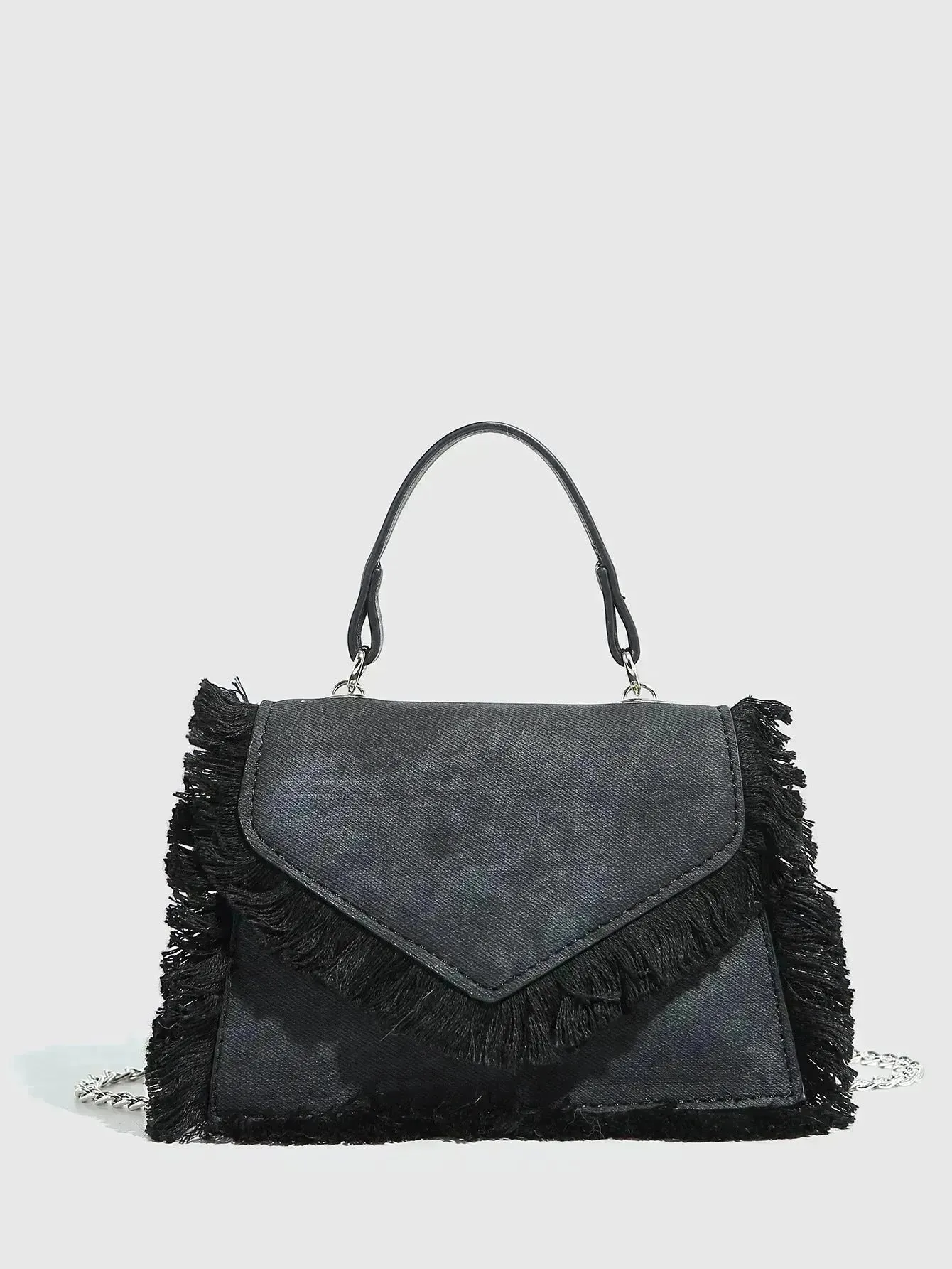 Retro Tassel Bag Denim Mini Crossbody denim bag