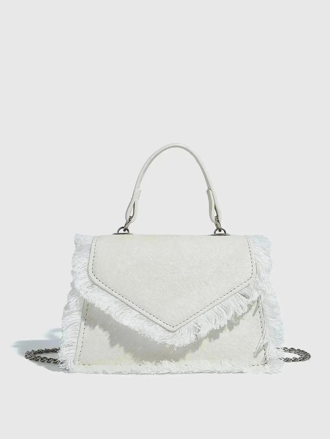 Retro Tassel Bag Denim Mini Crossbody denim bag