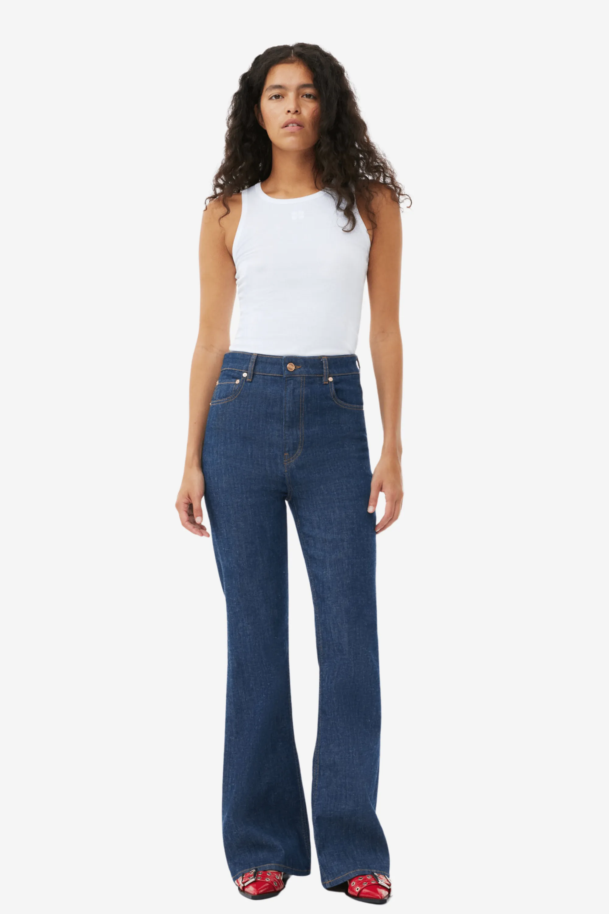 Rinse Stretch Denim Iry HW Rinse