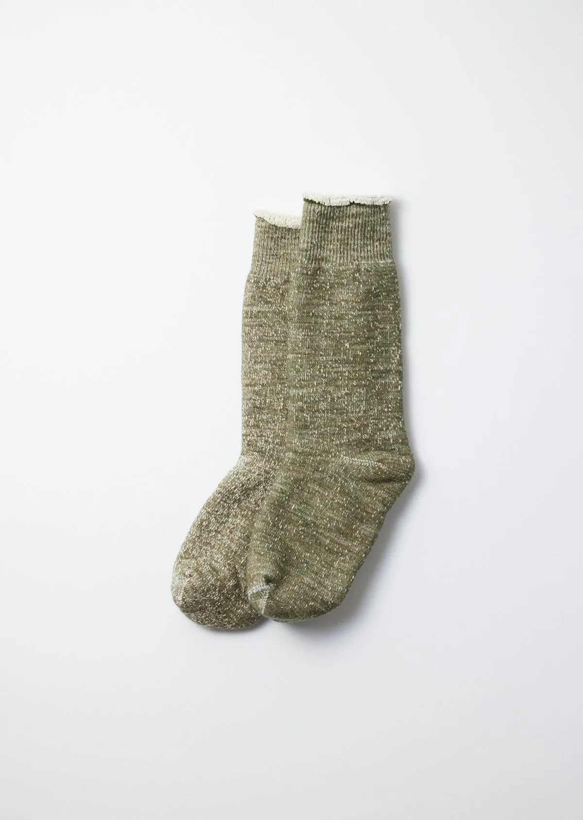 ROTOTO Double Face Merino Wool / Cotton Pile Crew Socks