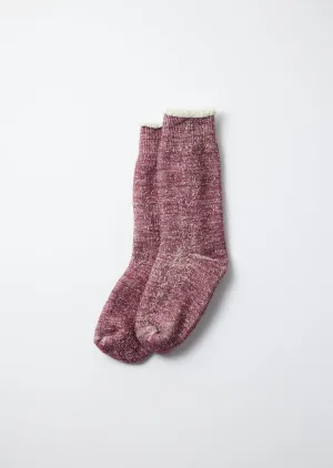 ROTOTO Double Face Merino Wool / Cotton Pile Crew Socks