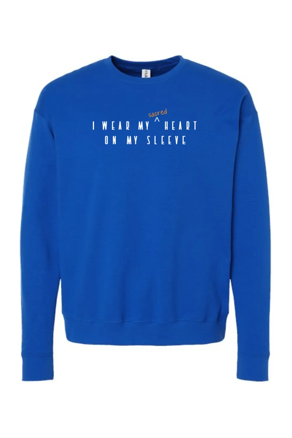 Sacred Heart On My Sleeve - Crewneck Sweatshirt