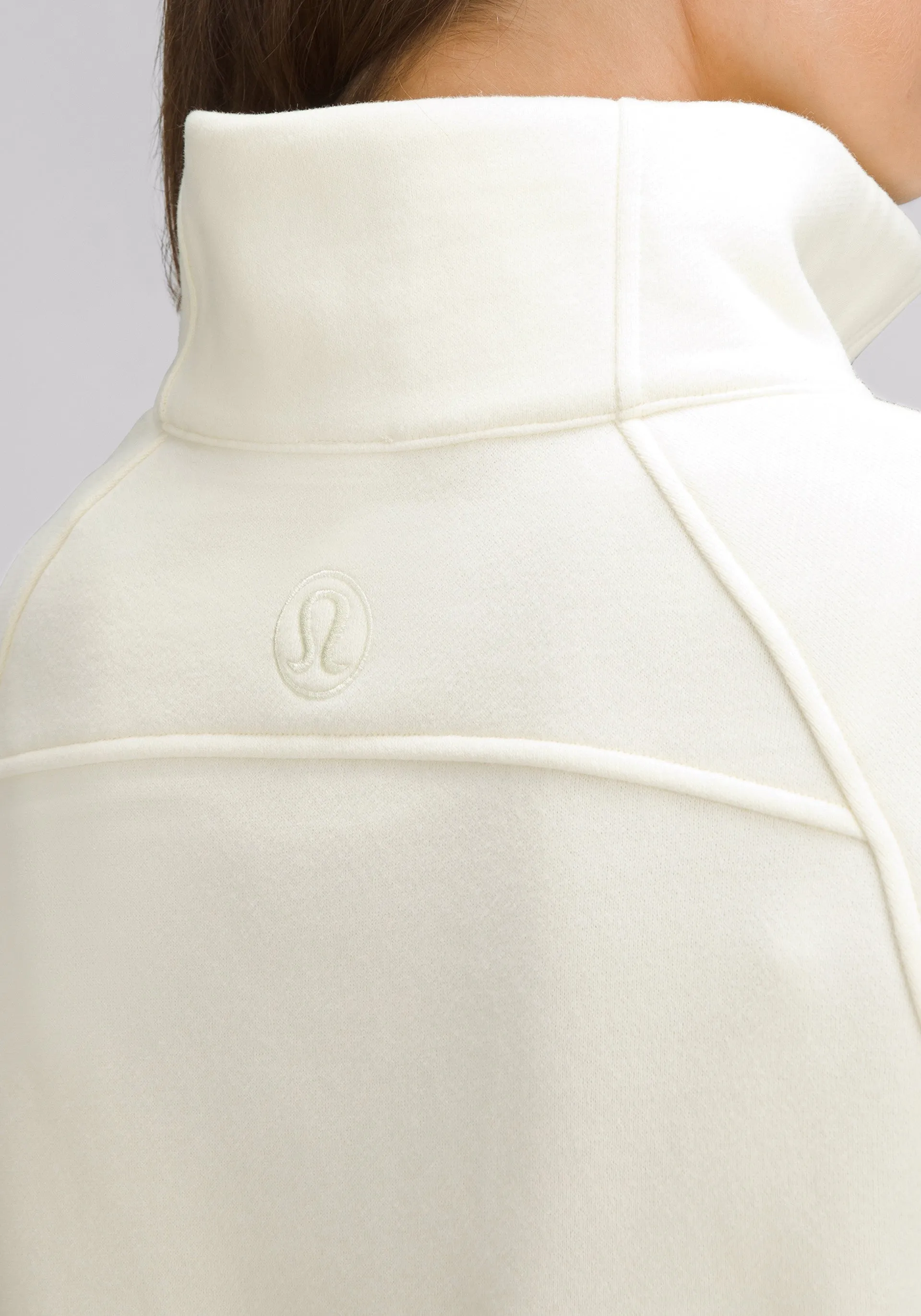 Scuba Oversized Funnel-Neck Half Zip