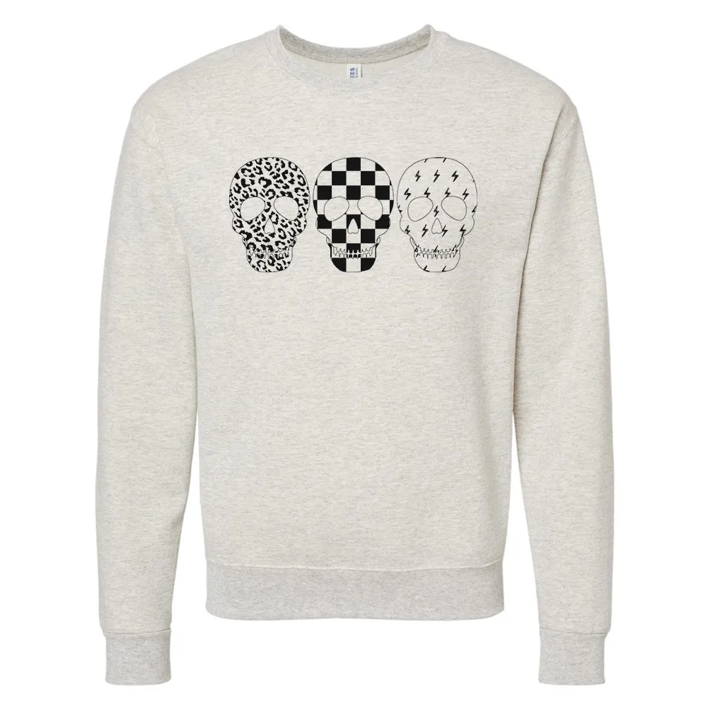 'Skulls' Crewneck Sweatshirt