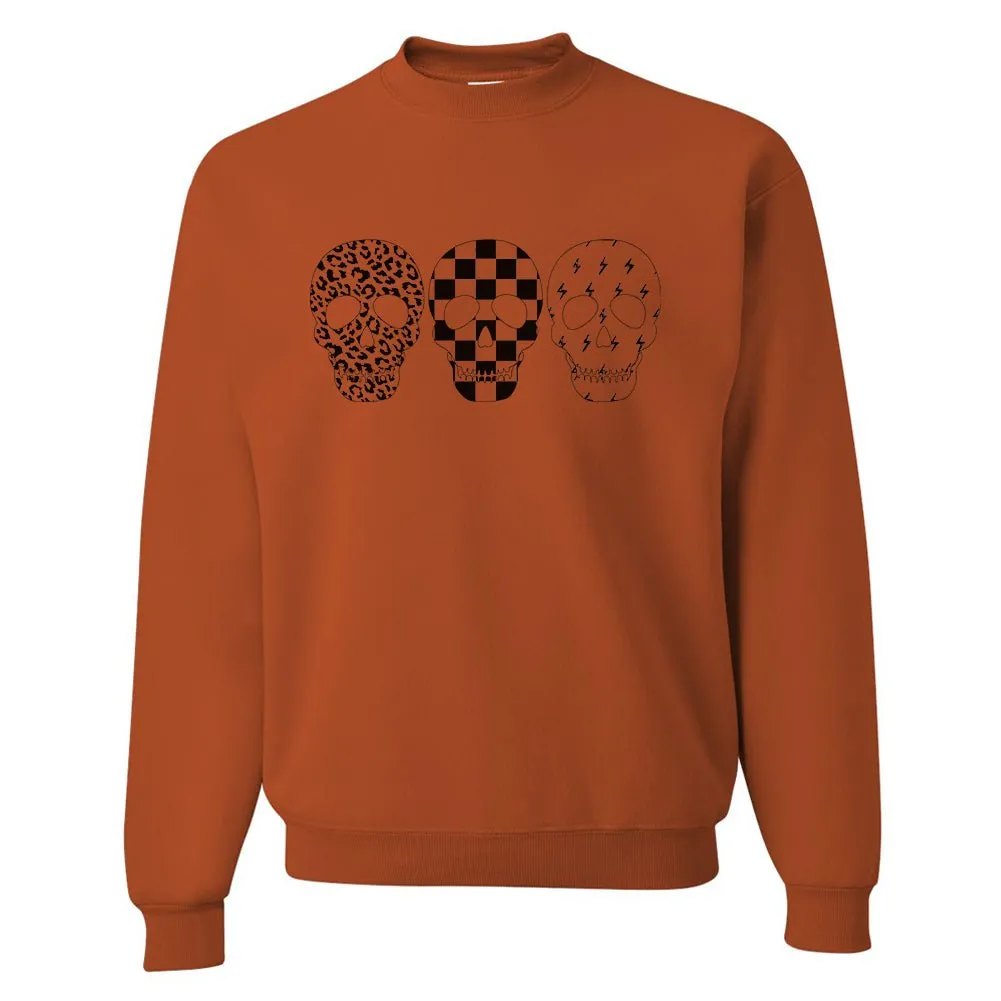 'Skulls' Crewneck Sweatshirt