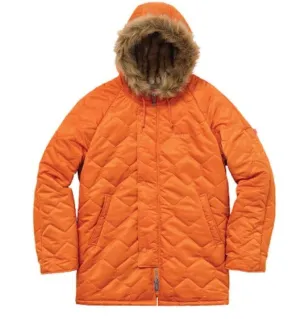 Supreme Quilted Flight Satin Parka