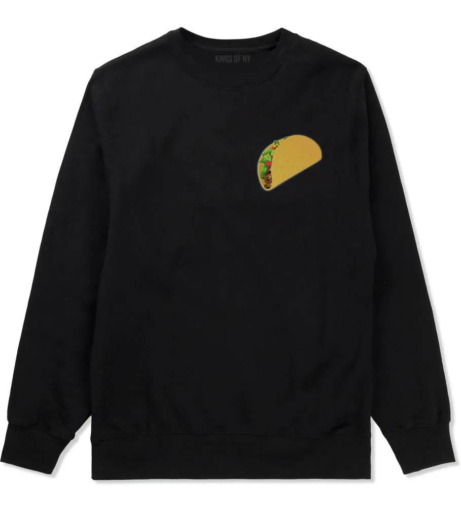 Taco Meme Chest Crewneck Sweatshirt