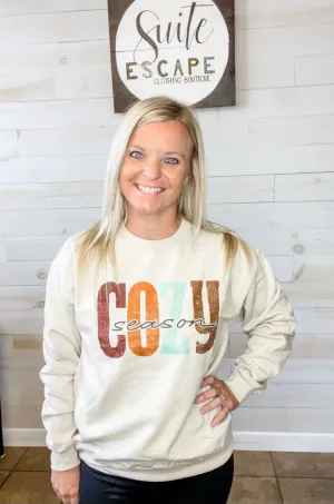 Tan Cozy Season Sweatshirt