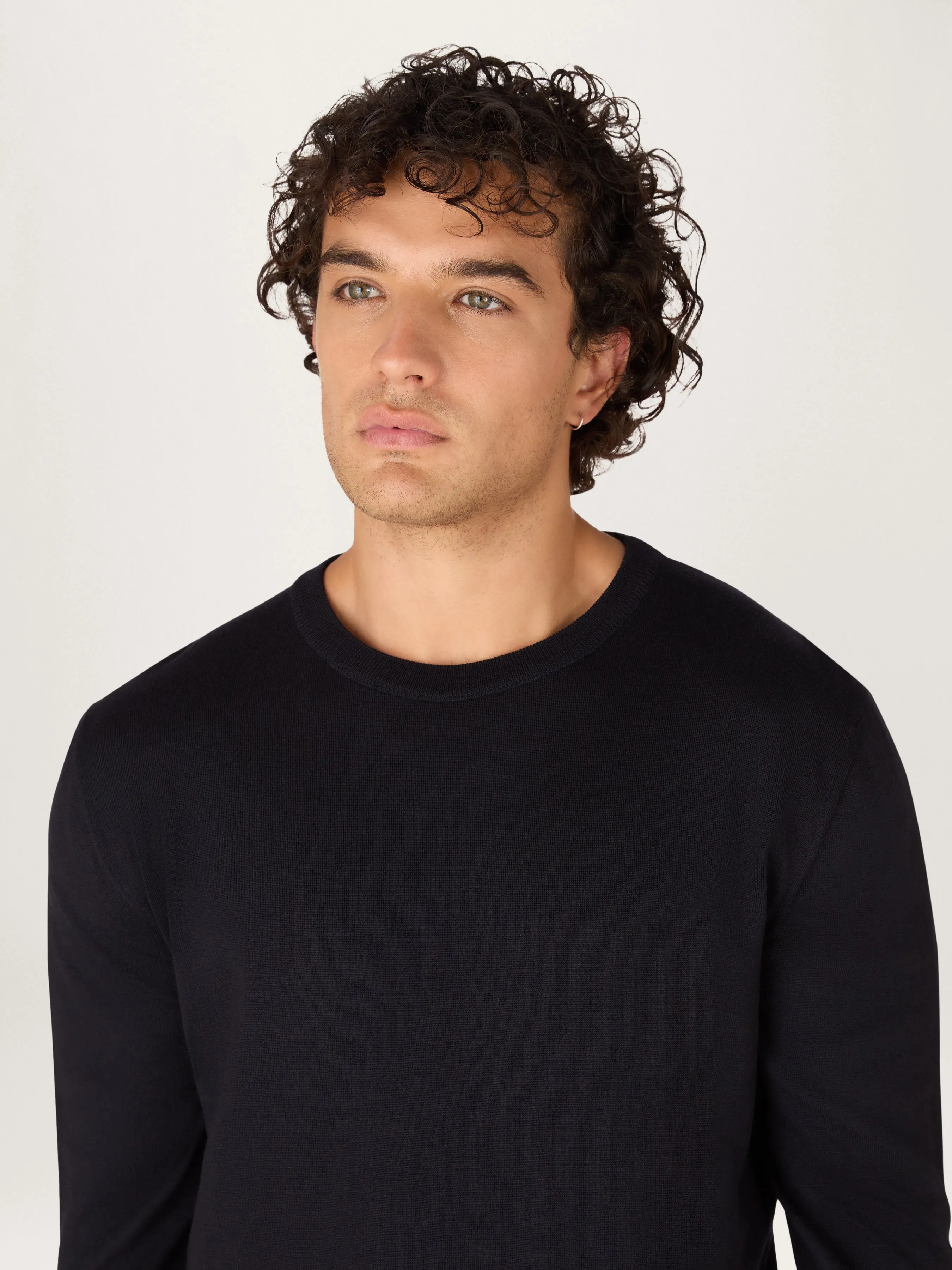 The Knitted Crew || Navy | Merino Wool