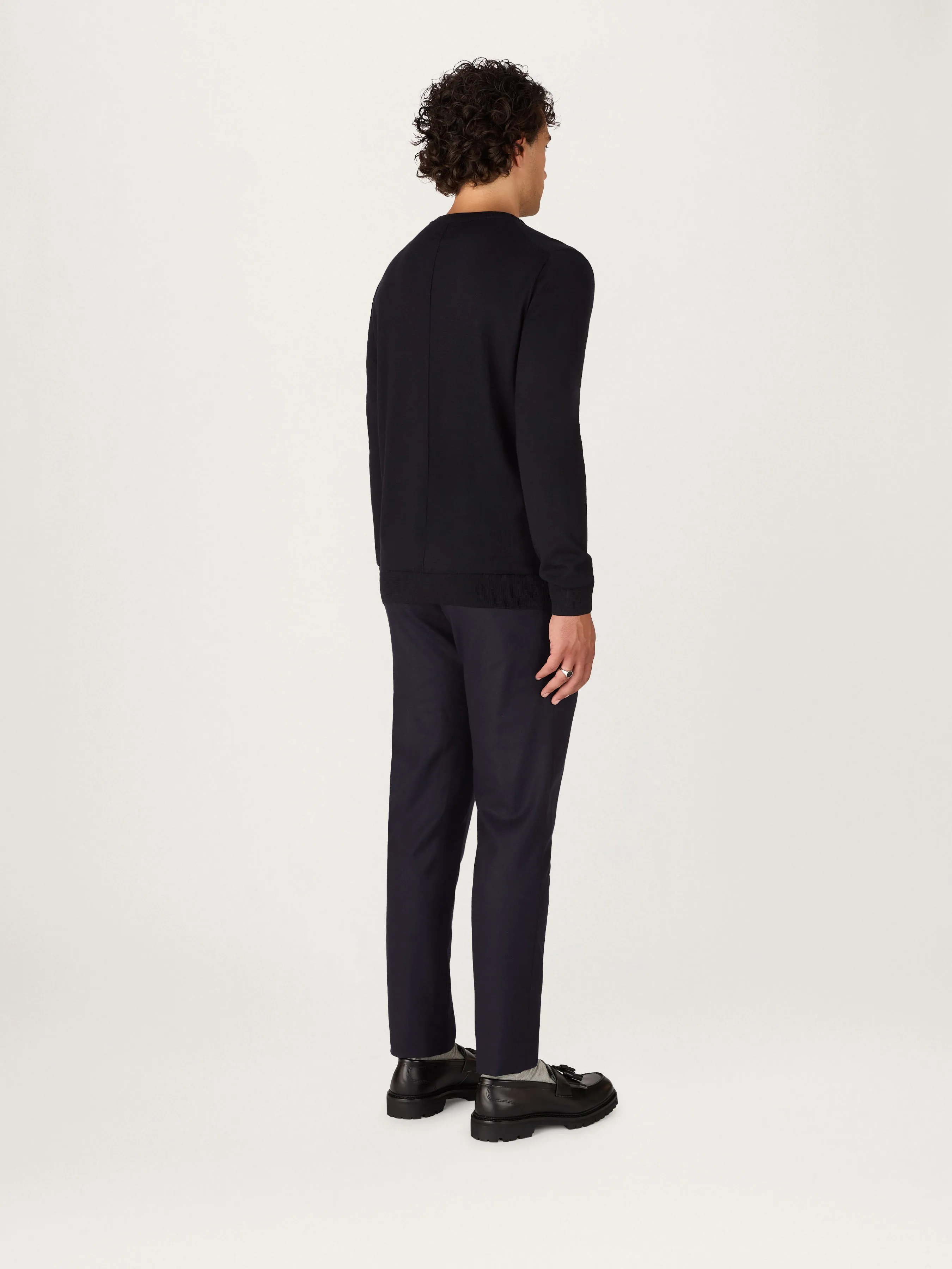 The Knitted Crew || Navy | Merino Wool