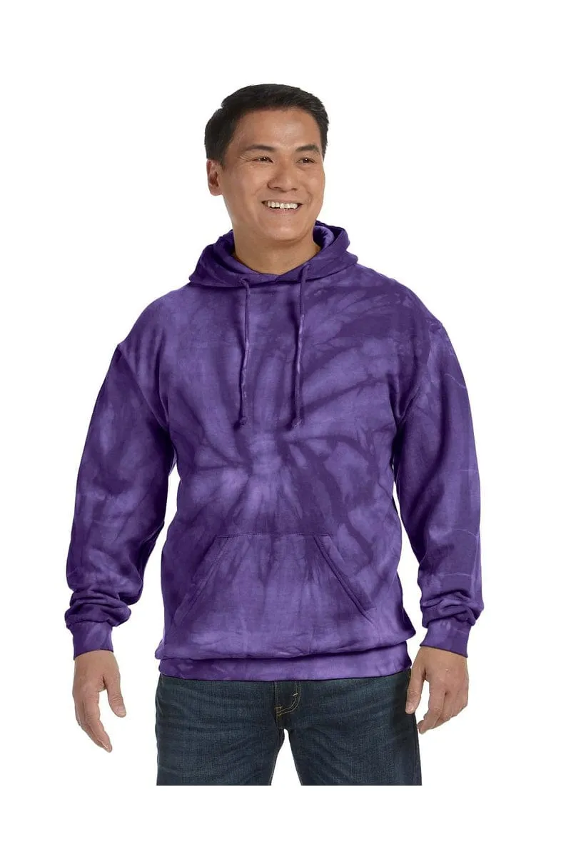 Tie-Dye CD877: Adult 8.5 oz. Tie-Dyed Pullover Hood