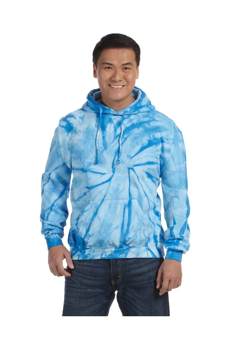 Tie-Dye CD877: Adult 8.5 oz. Tie-Dyed Pullover Hood