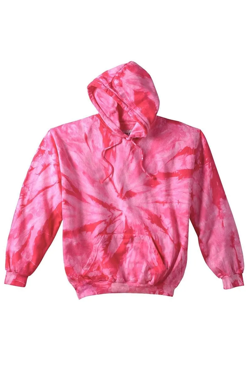 Tie-Dye CD877: Adult 8.5 oz. Tie-Dyed Pullover Hood