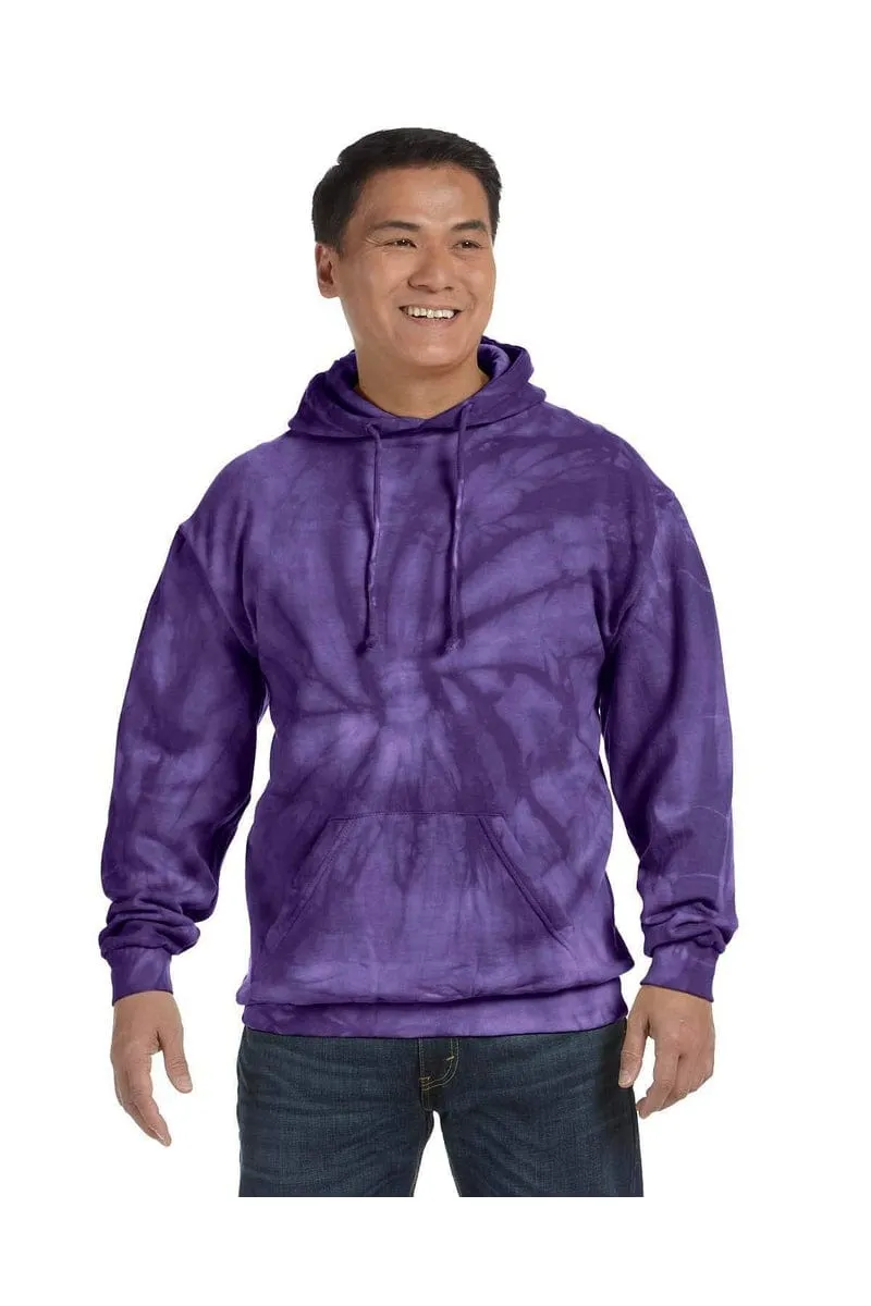 Tie-Dye CD877: Adult 8.5 oz. Tie-Dyed Pullover Hood