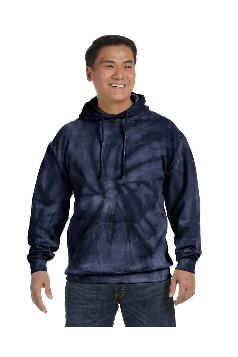 Tie-Dye CD877: Adult 8.5 oz. Tie-Dyed Pullover Hood