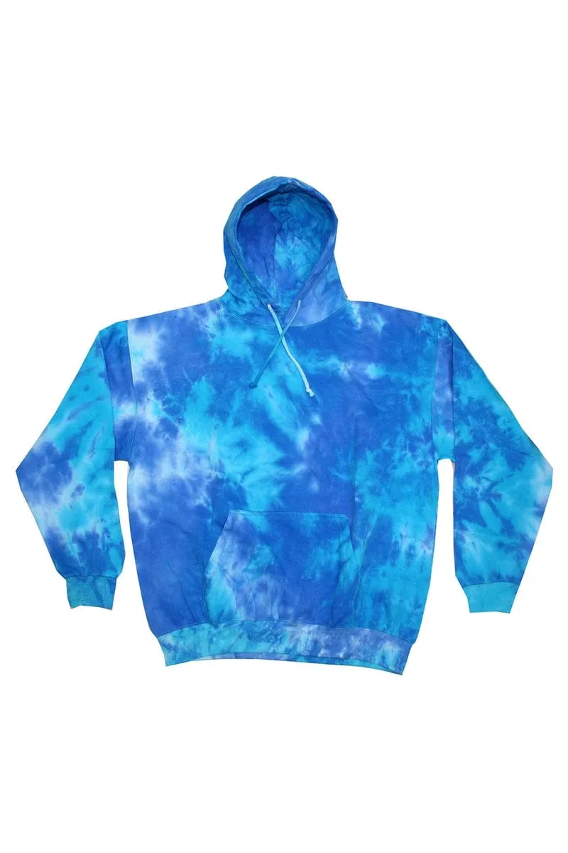 Tie-Dye CD877: Adult 8.5 oz. Tie-Dyed Pullover Hood