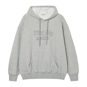 TIKIMOMOKA ロゴプリントパーカー TMK101