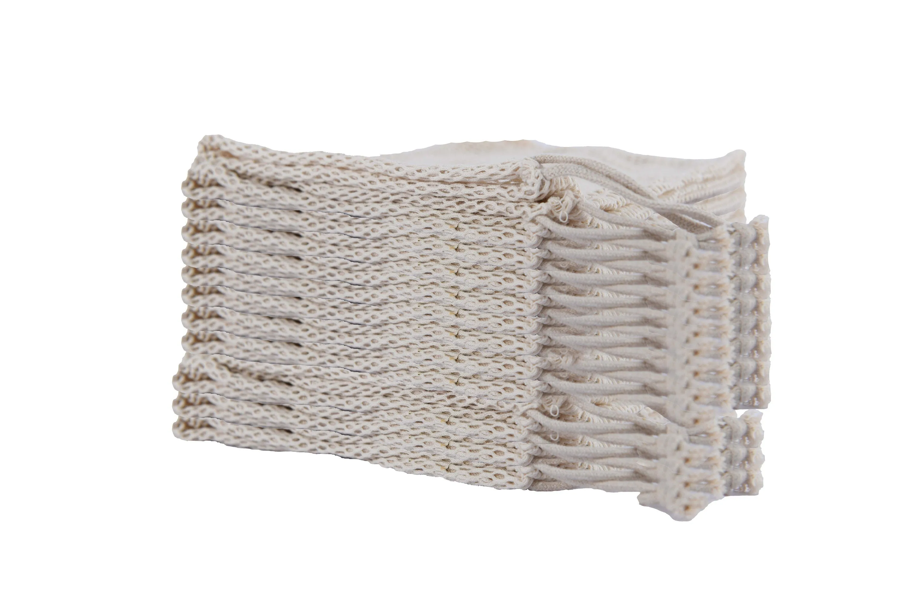 TT 4x6 inches Mesh Bags 100% Cotton Muslin Bags, 150 Thread Count Thick Organic Cotton Storage Bags, 145 GSM Cotton Reusable Bags for Produce, Party Gifts,
