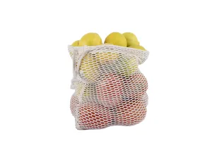 TT 4x6 inches Mesh Bags 100% Cotton Muslin Bags, 150 Thread Count Thick Organic Cotton Storage Bags, 145 GSM Cotton Reusable Bags for Produce, Party Gifts,