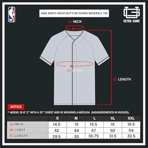 Ultra Game NBA Official Men’s Super Soft Button Down Baseball Shirt, New York Knicks, Black|New York Knicks