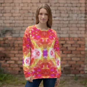Unisex Crew Neck, Red Leaf
