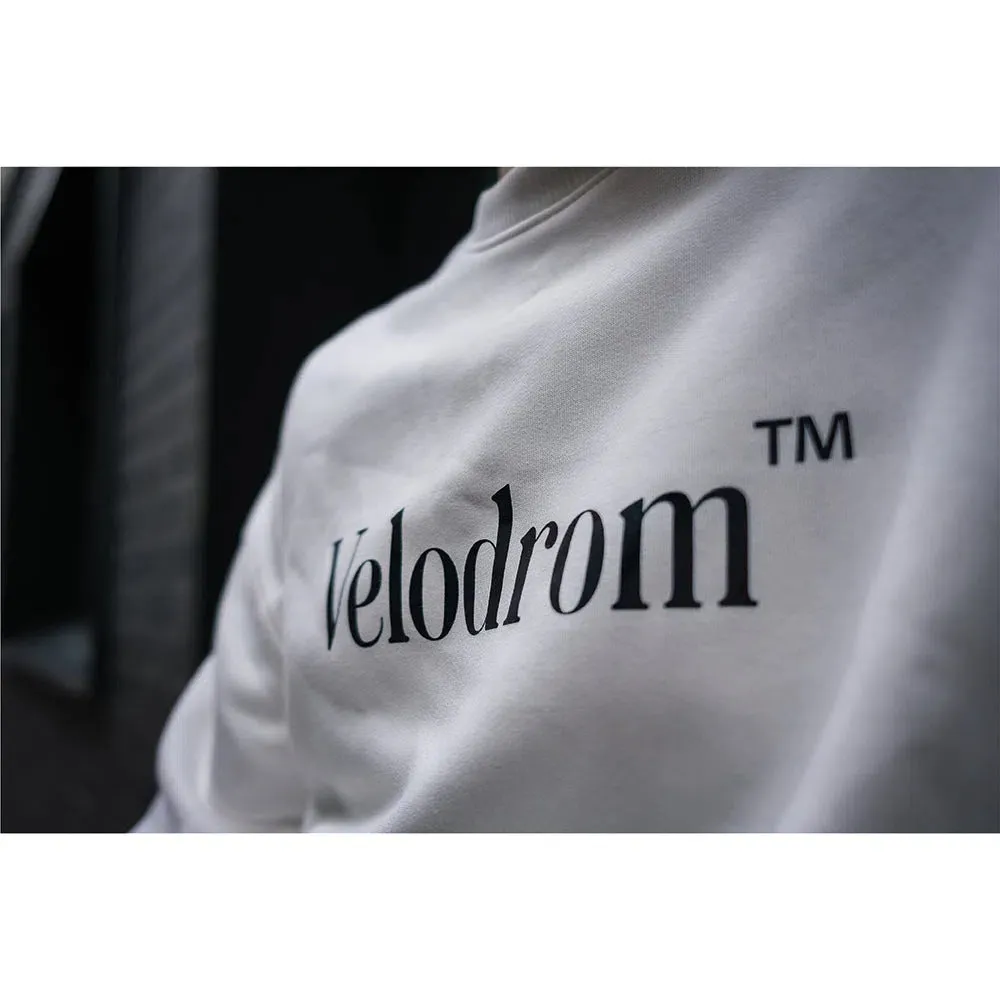 VELODROM Oversize Sweatshirt - Dusty White/Metallic Blue