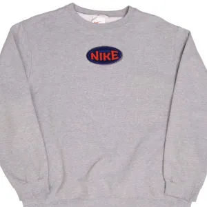 VINTAGE NIKE EMBROIDERED SPELLOUT SWEATSHIRT 1990S SIZE XL MADE IN USA