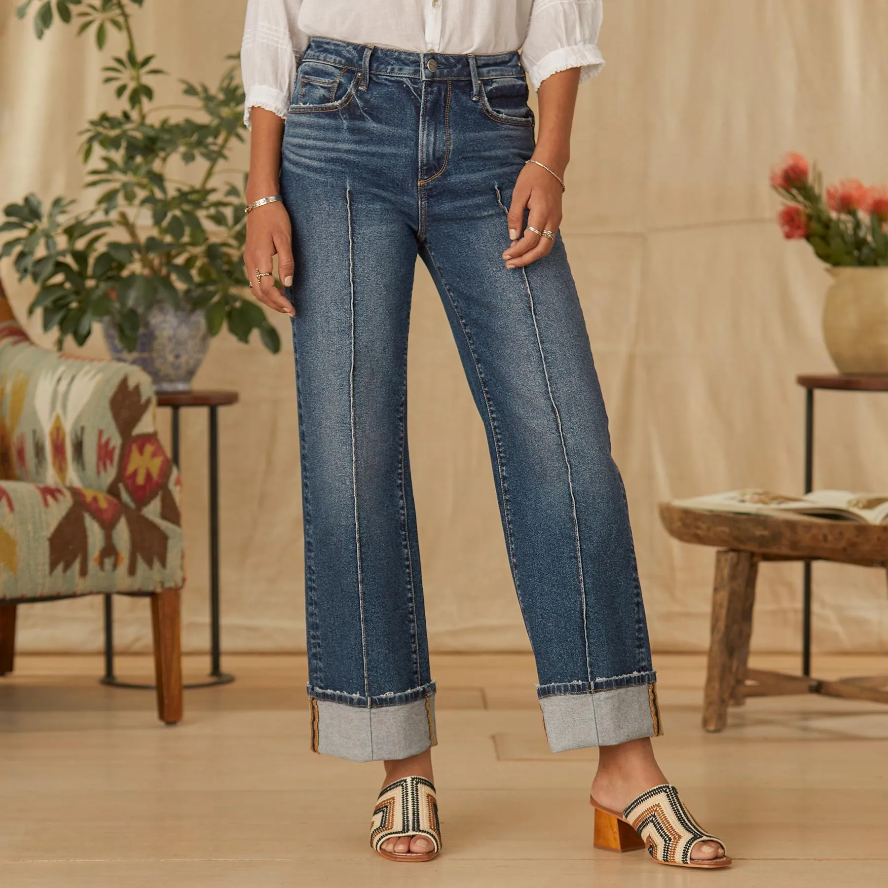 Vintage Pintuck Jeans