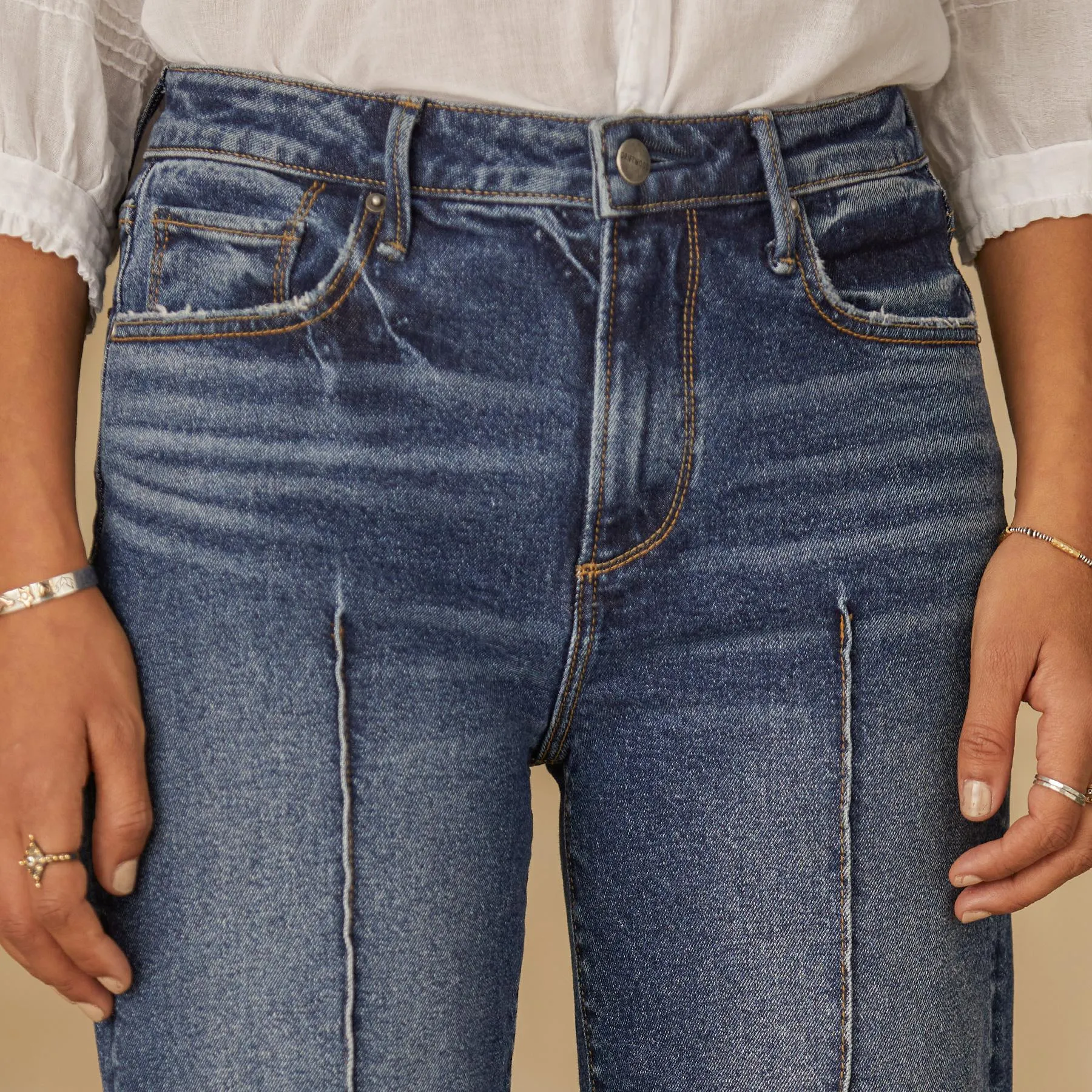 Vintage Pintuck Jeans