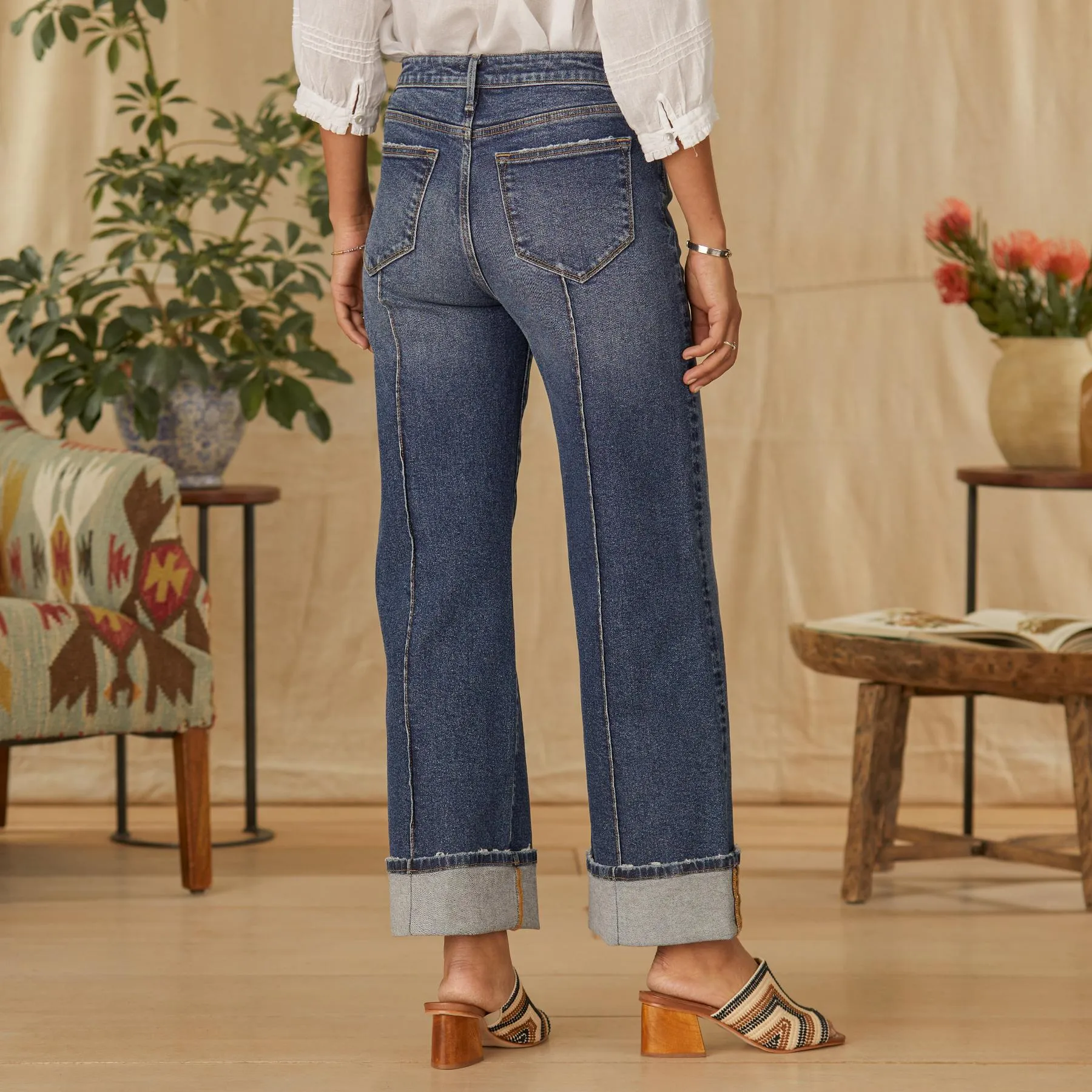 Vintage Pintuck Jeans