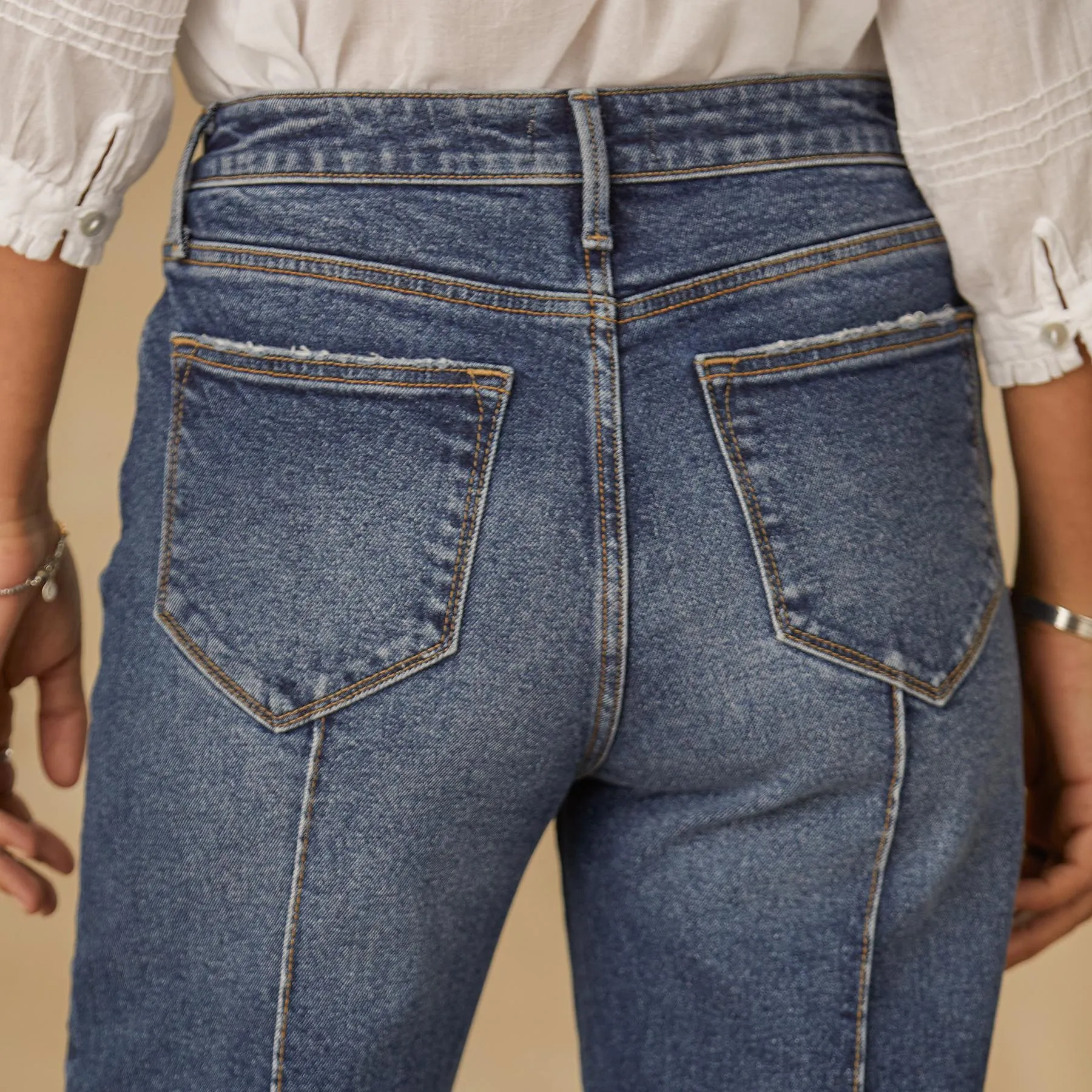Vintage Pintuck Jeans