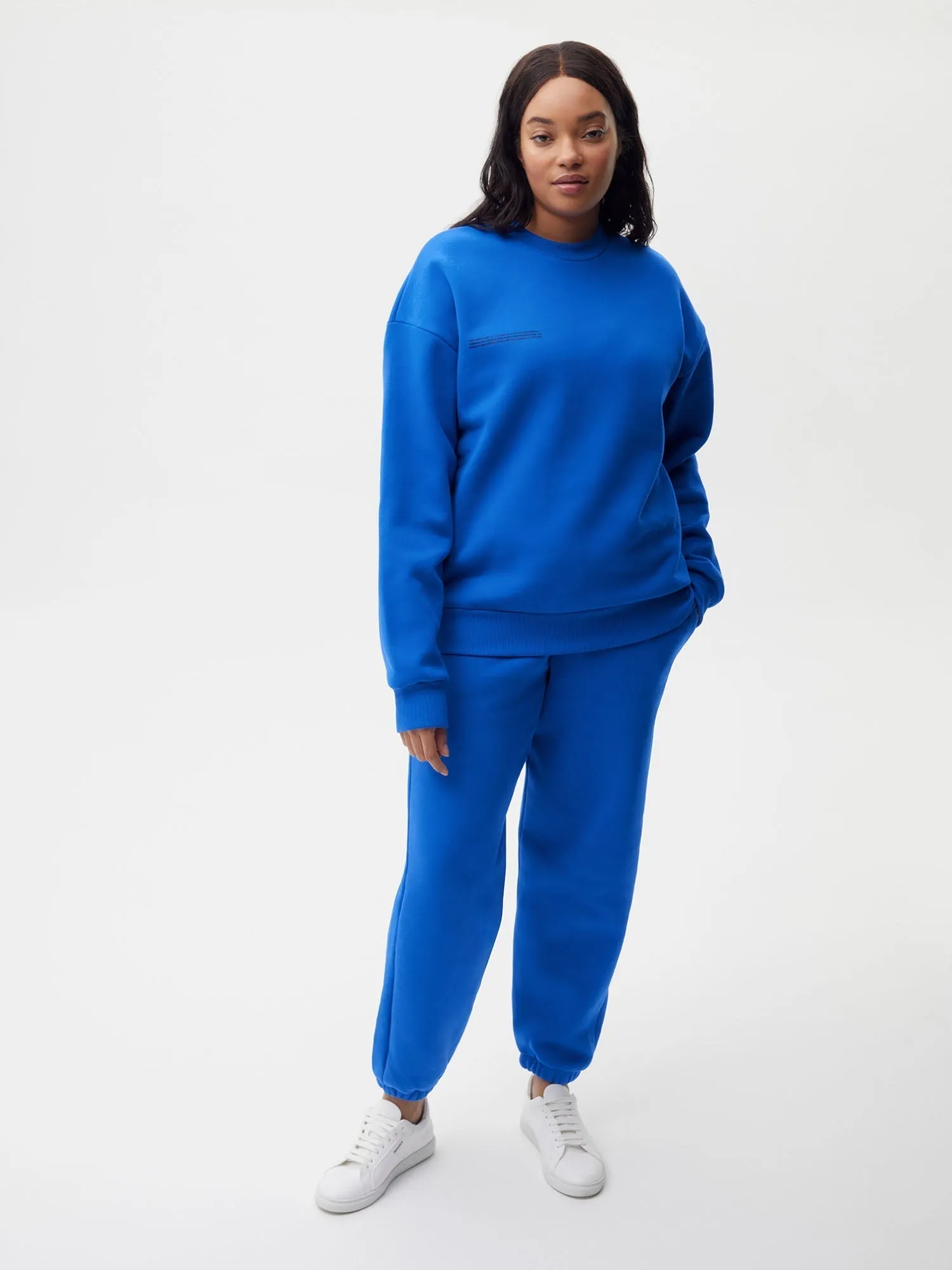 Womens 365 Heavyweight Sweatshirt—cobalt blue