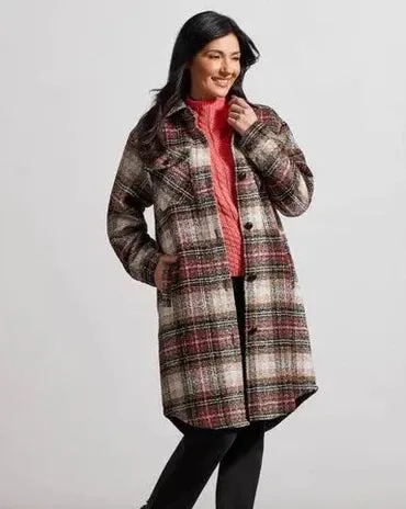 Women's Tribal Jeans | Drop Shoulder Long Shacket | Rosewood