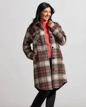 Women's Tribal Jeans | Drop Shoulder Long Shacket | Rosewood