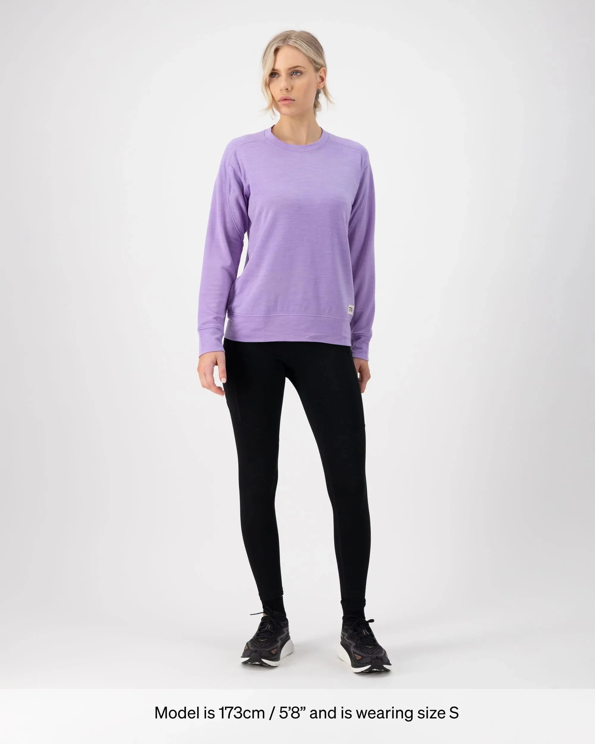 W's Covert Lite Crew - Merino Wool & Tencel Lyocell