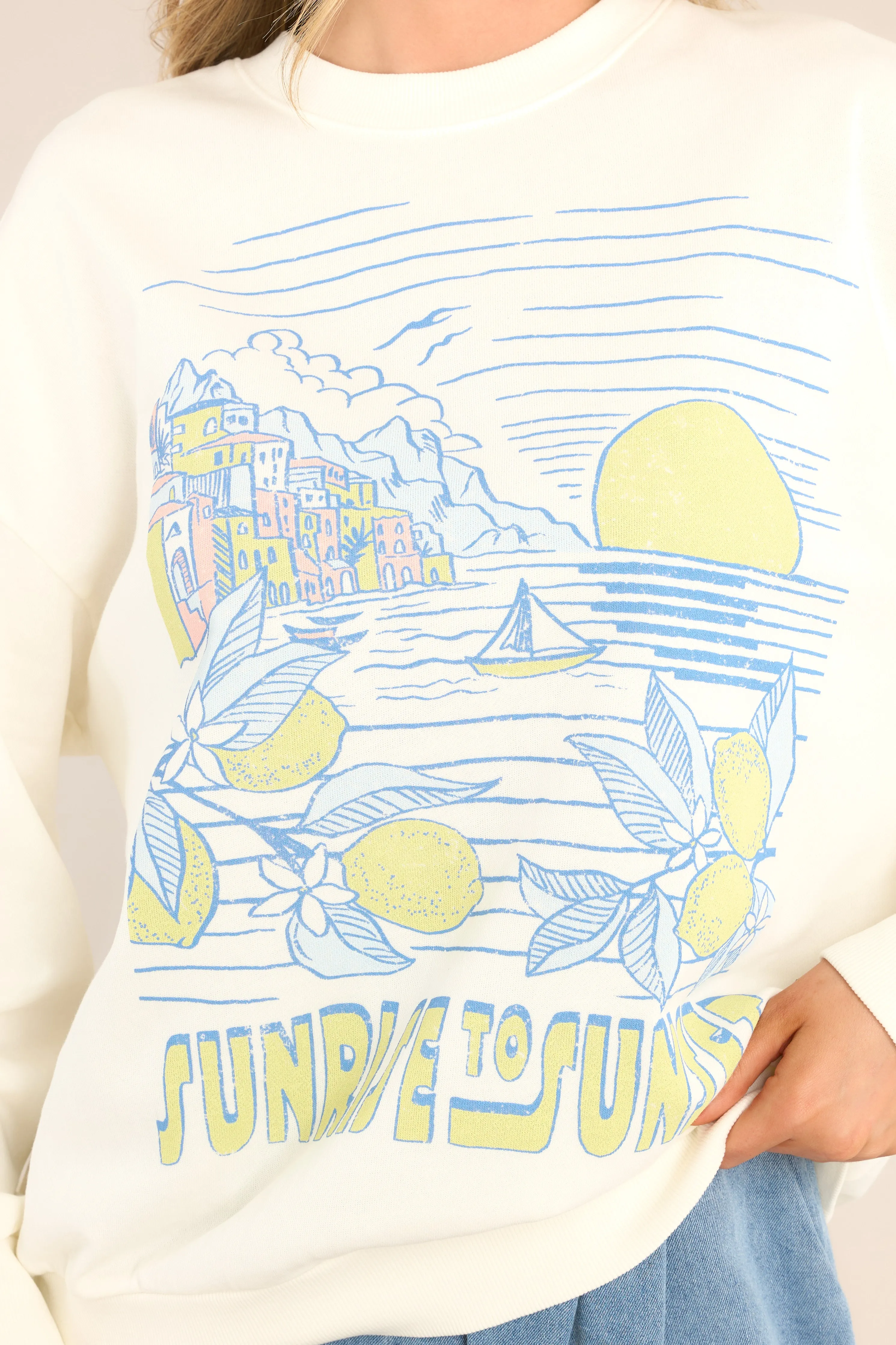 Z-Supply Sunrise Sunday Sea Salt Sweatshirt
