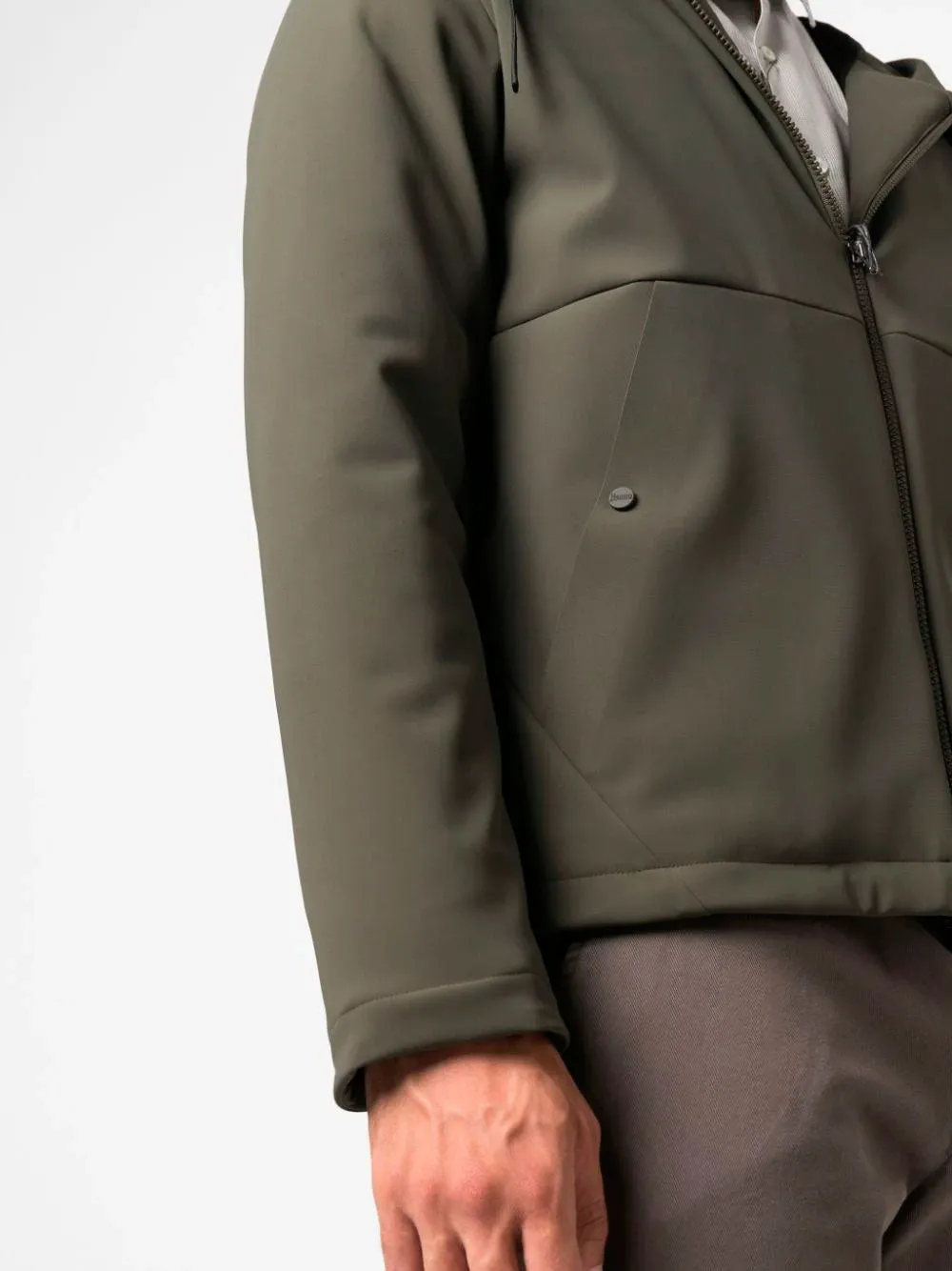Zip-up hooded parka